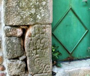 Jewish gravestone in Celorico da Beira